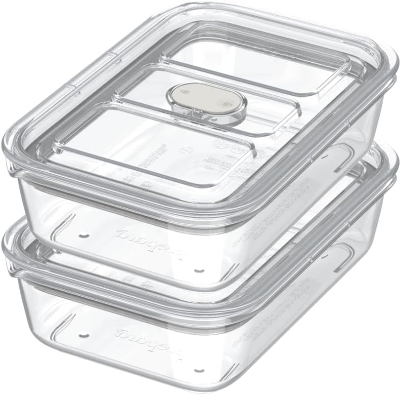 Latchlok Click Airtight Food Storage Containers, 4.3 Cup – Set of 2, Oat | Leakproof, Stackable, Tritan Plastic