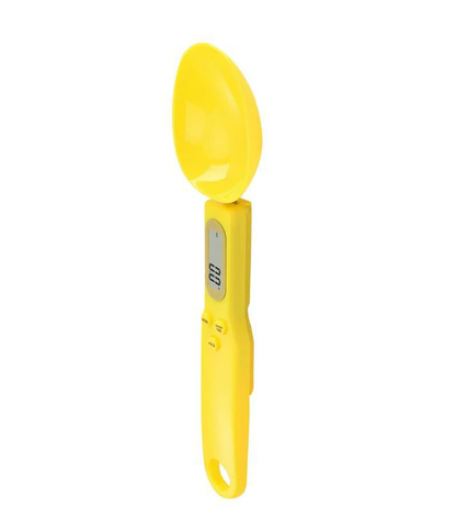 Compact Kitchen Scale and Measuring Spoon for Accurate Weighing of Dry and Wet Ingredients