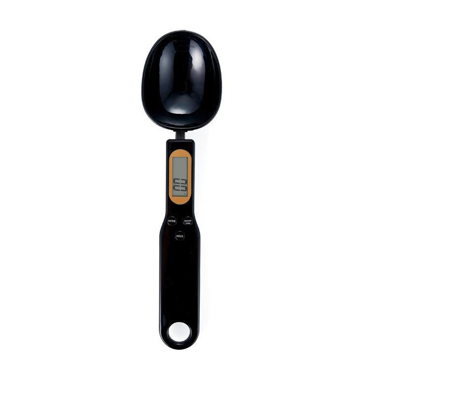 Compact Kitchen Scale and Measuring Spoon for Accurate Weighing of Dry and Wet Ingredients